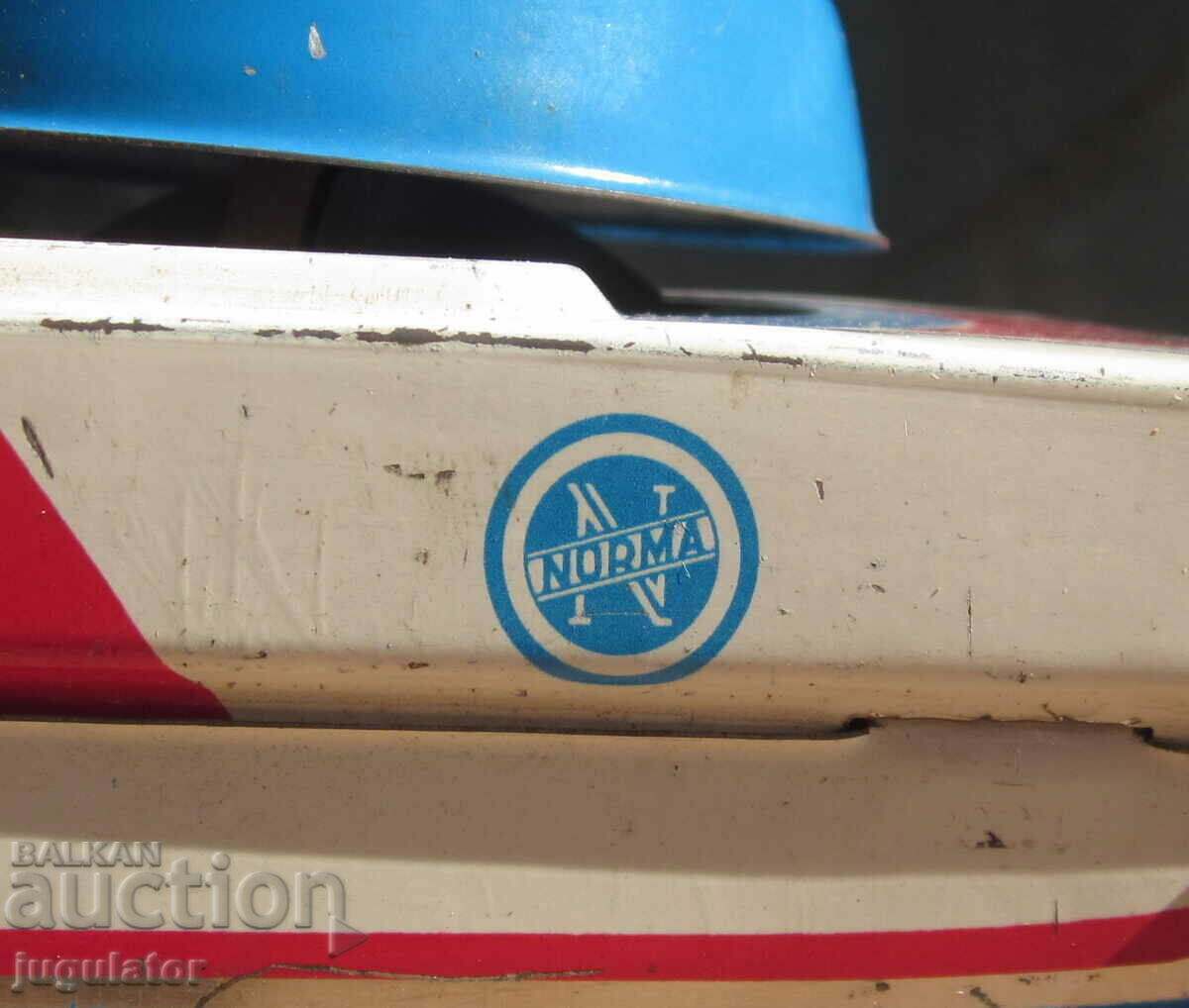 NORMA old Russian space metal toy with batteries - 7 NORMA old Russian space metal toy with batteries - 7