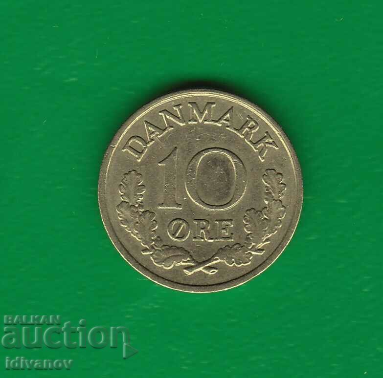 DENMARK 10 JORE 1966 with price 0.50 BGN | € 0.26