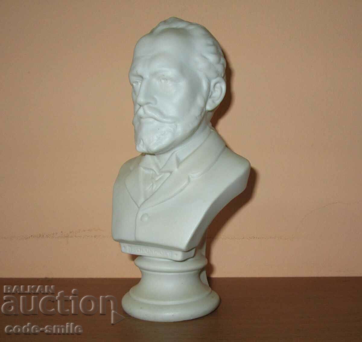 Old statuette figure bust Tchaikovsky porcelain Germany with price 100.00 BGN | € 51.13 Old statuette figure bust Tchaikovsky porcelain Germany with price 100.00 BGN | € 51.13