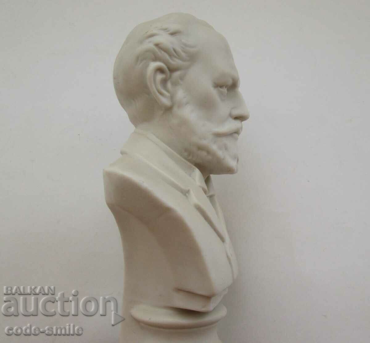 Old statuette figure bust Tchaikovsky porcelain Germany - 5 Old statuette figure bust Tchaikovsky porcelain Germany - 5