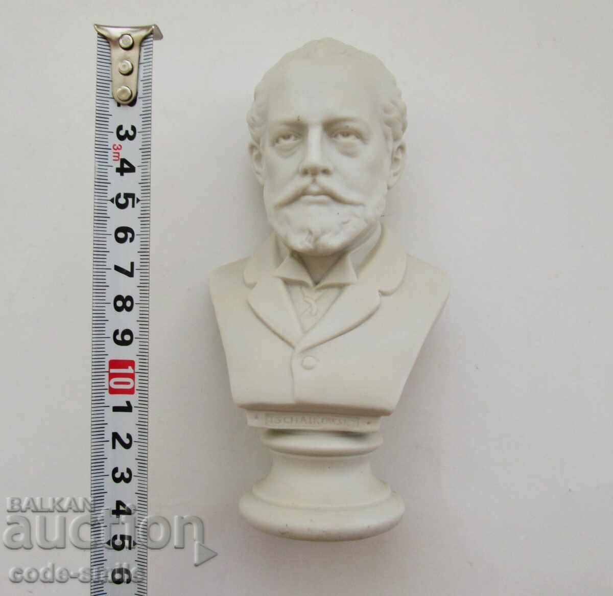 Old statuette figure bust Tchaikovsky porcelain Germany - 7 Old statuette figure bust Tchaikovsky porcelain Germany - 7