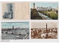 4 old travel cards - London