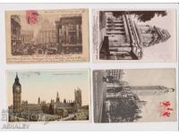 4 стари пътували картички – Лондон