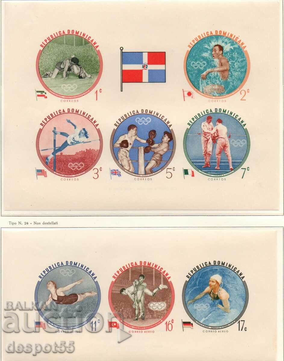1960. Dominican Republic. Olympic Games - Melbourne. Winners.