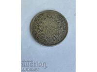 silver coin 5 francs France 1849 Hercules silver