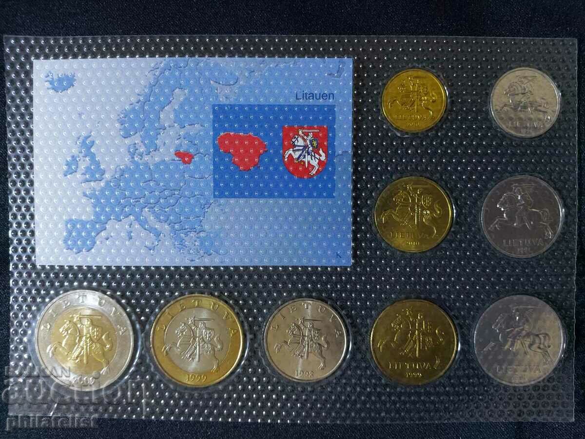 Auction Complete set - Lithuania 1991-2010, 9 coins Auction Complete set - Lithuania 1991-2010, 9 coins