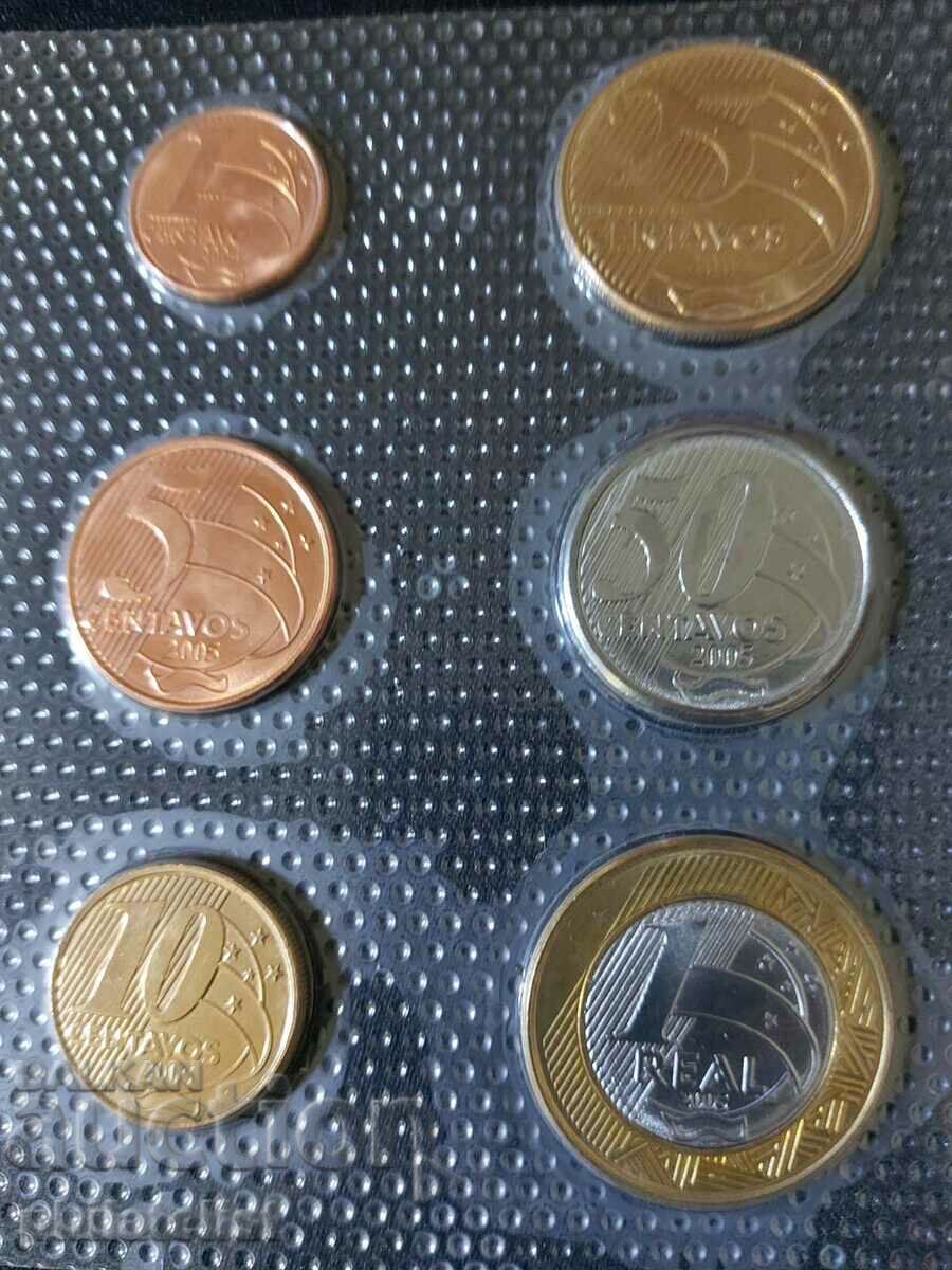 Brazil - Complete set - 2004-2005, 6 coins with price 22.00 BGN | € 11.25 Brazil - Complete set - 2004-2005, 6 coins with price 22.00 BGN | € 11.25