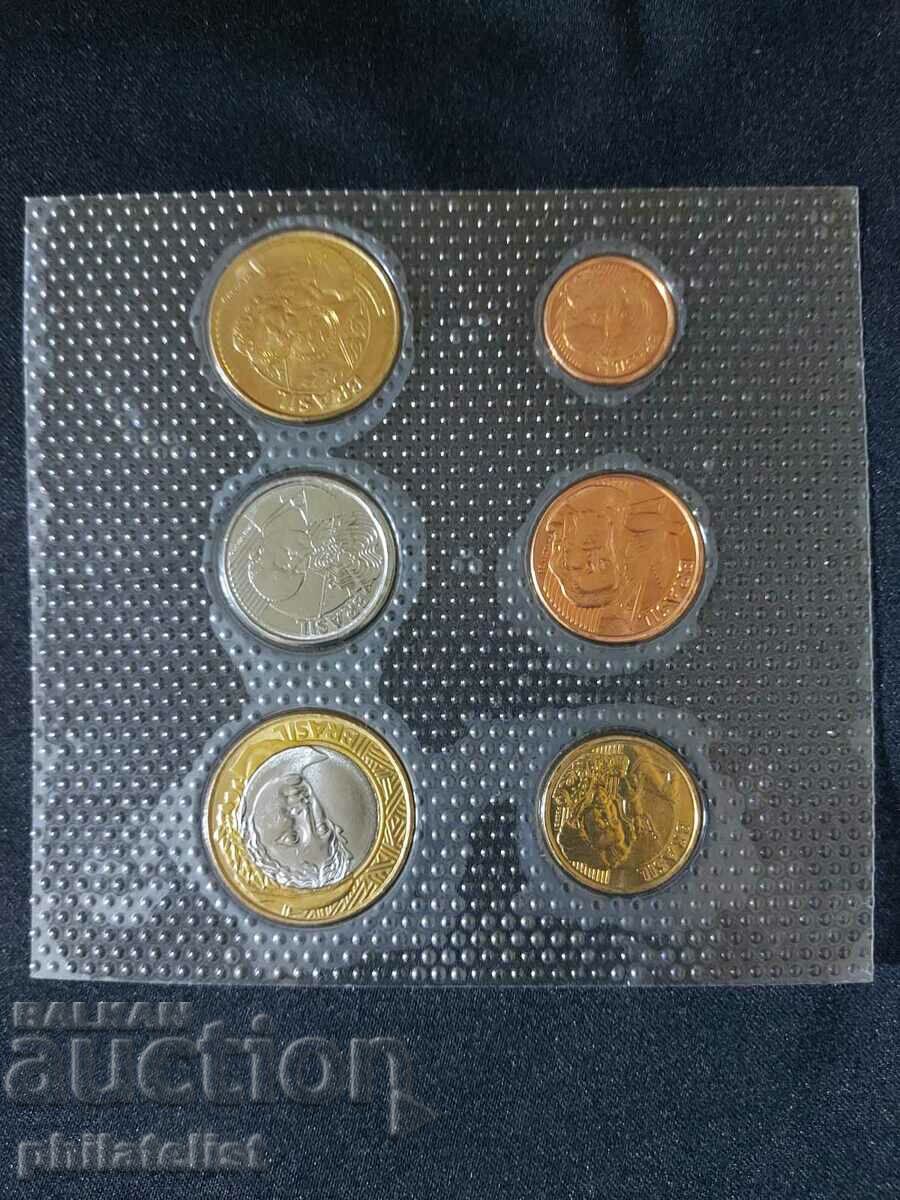 Auction Brazil - Complete set - 2004-2005, 6 coins Auction Brazil - Complete set - 2004-2005, 6 coins
