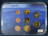 Δοκιμαστικό σετ ευρώ - Κροατία 2013, 8 νομίσματα