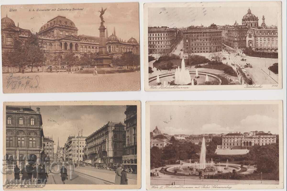 Austria-Viena 4 Carte poștală veche călătorită