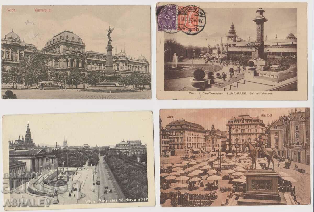 Austria-Viena 4 Carte poștală veche călătorită