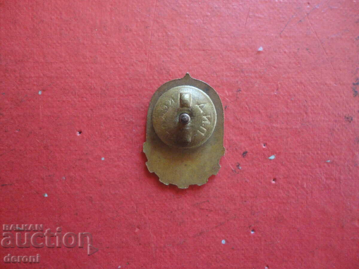 Auction Bronze badge badge on screw bronze enamel 3 Auction Bronze badge badge on screw bronze enamel 3