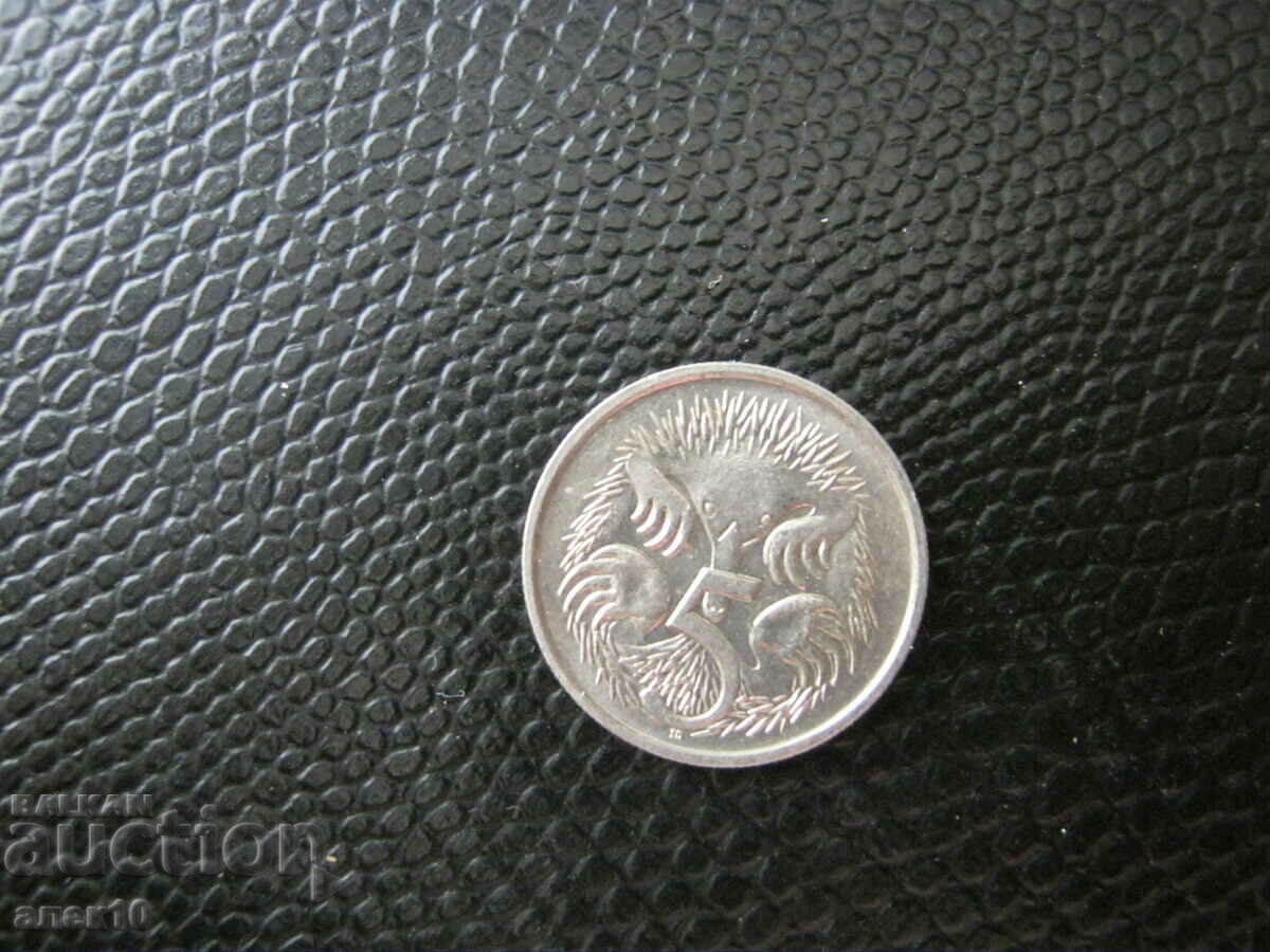 Австралия   5   цент  1991