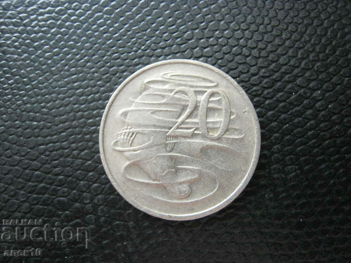 Австралия   20   цент  1977
