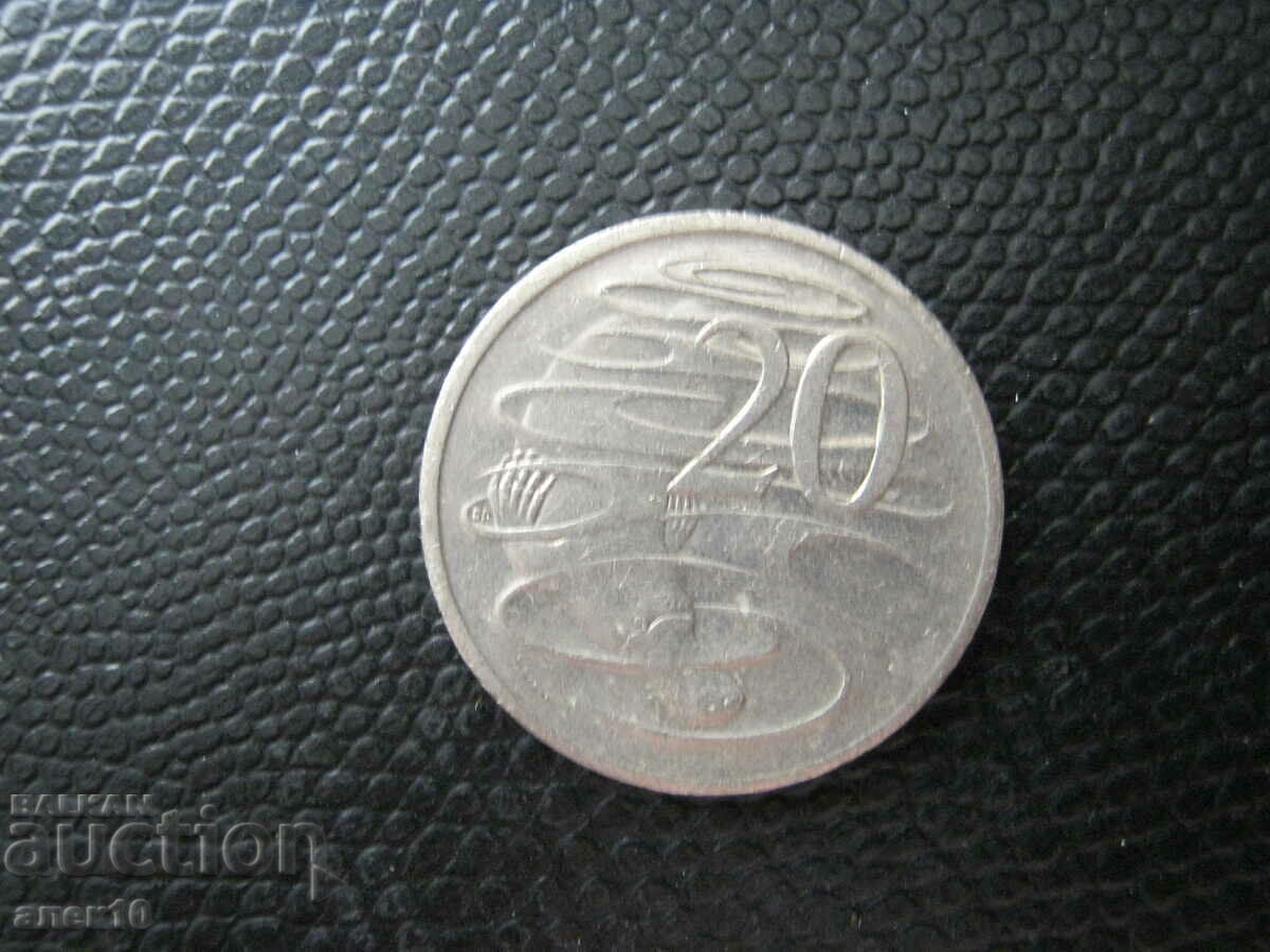Australia 20 cent 2002
