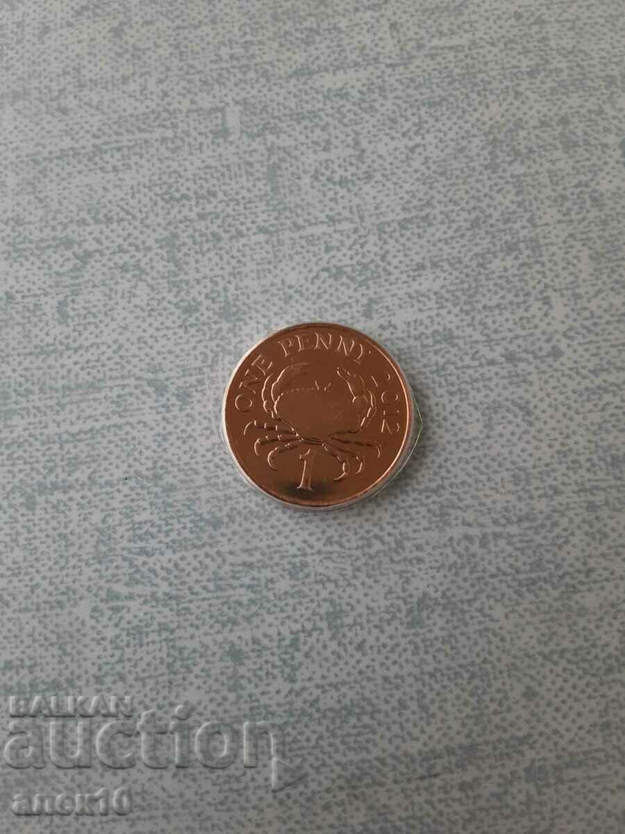 Guernsey 1 penny 2012