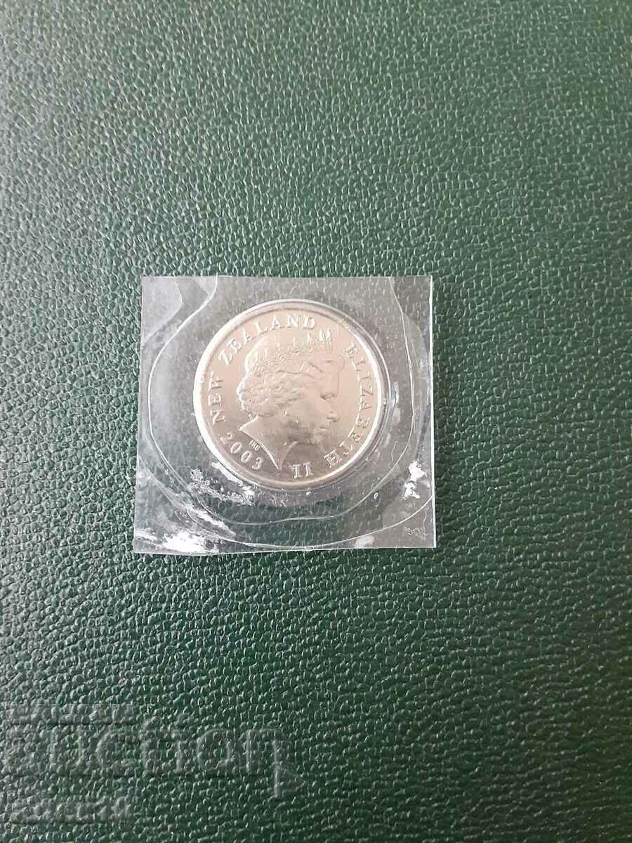 Нова  Зеландия   5  цент   2003