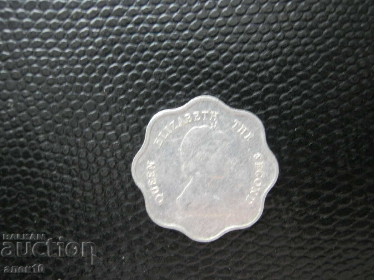 Βρετανός. exp. Κράτη της Καραϊβικής 5 cent 1987