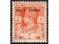 GB/Birmania-1946-Regular-KG VI, comandant „Administrația militară”-MLH