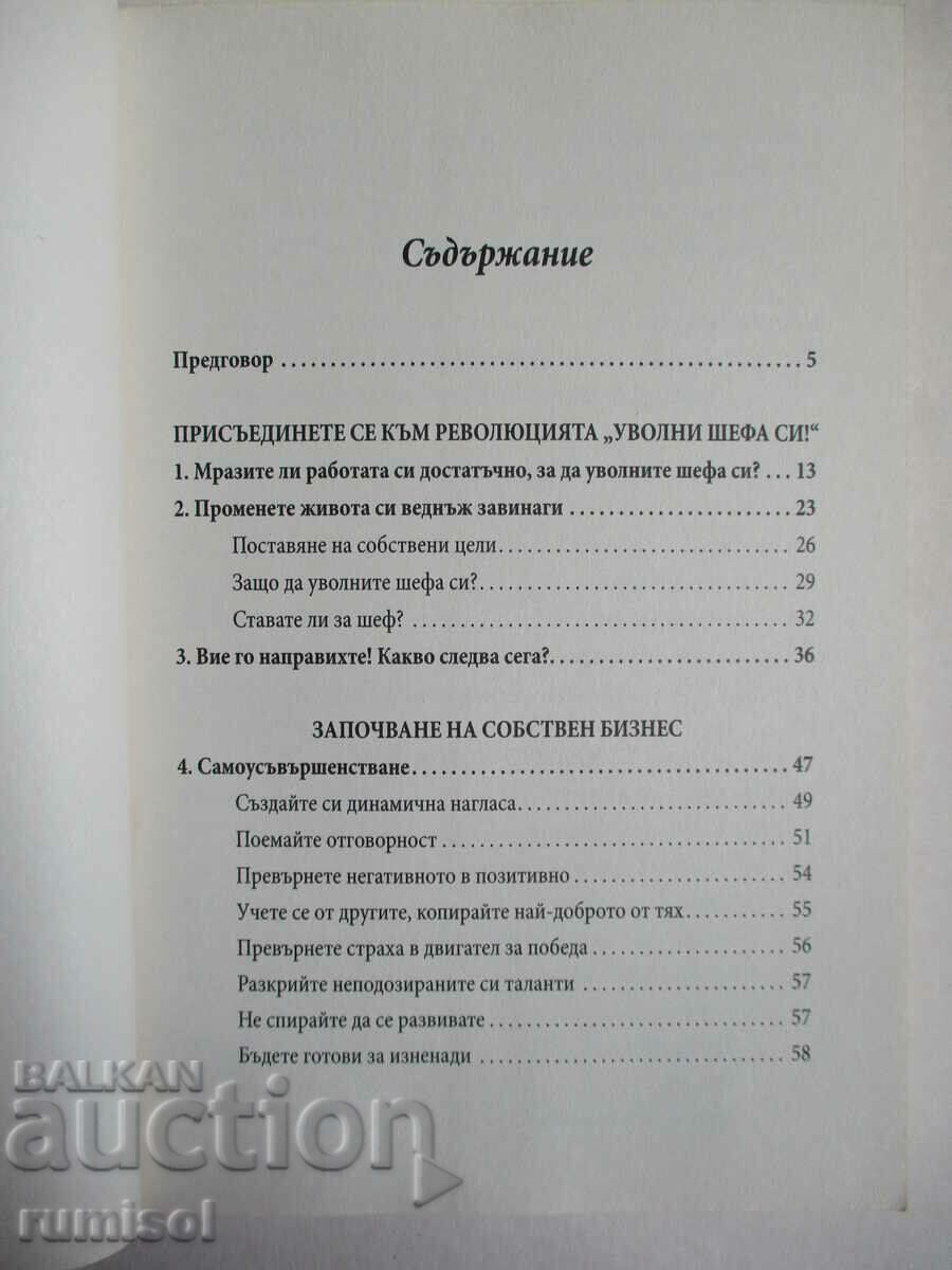 Auction  Fire your boss! - Jonathan Jay