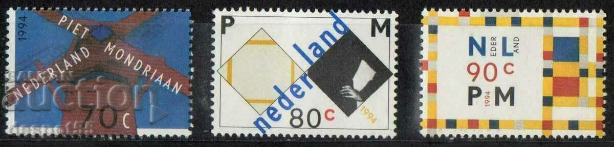 1994. Нидерландия. 50 години от смъртта на Пит Мондриан.