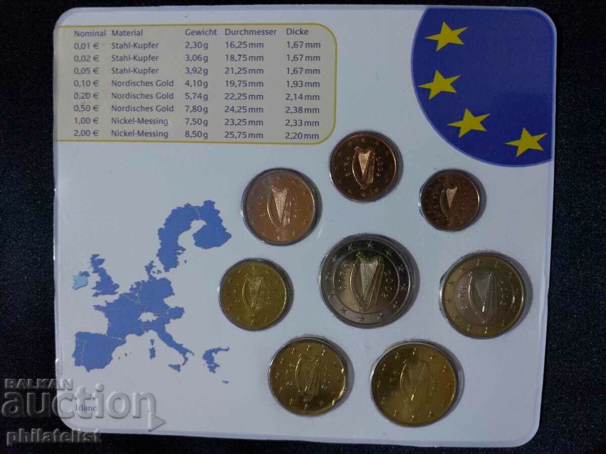 Ireland 2002 - Complete Series 1 Cent to 2 Euro UNC with price 24.00 BGN | € 12.27 Ireland 2002 - Complete Series 1 Cent to 2 Euro UNC with price 24.00 BGN | € 12.27