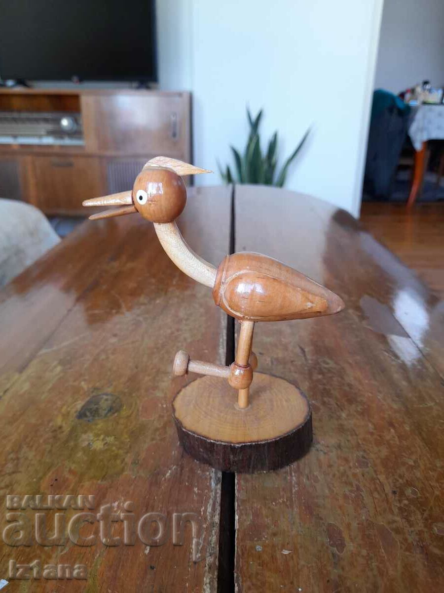 Old souvenir, figurine Stork