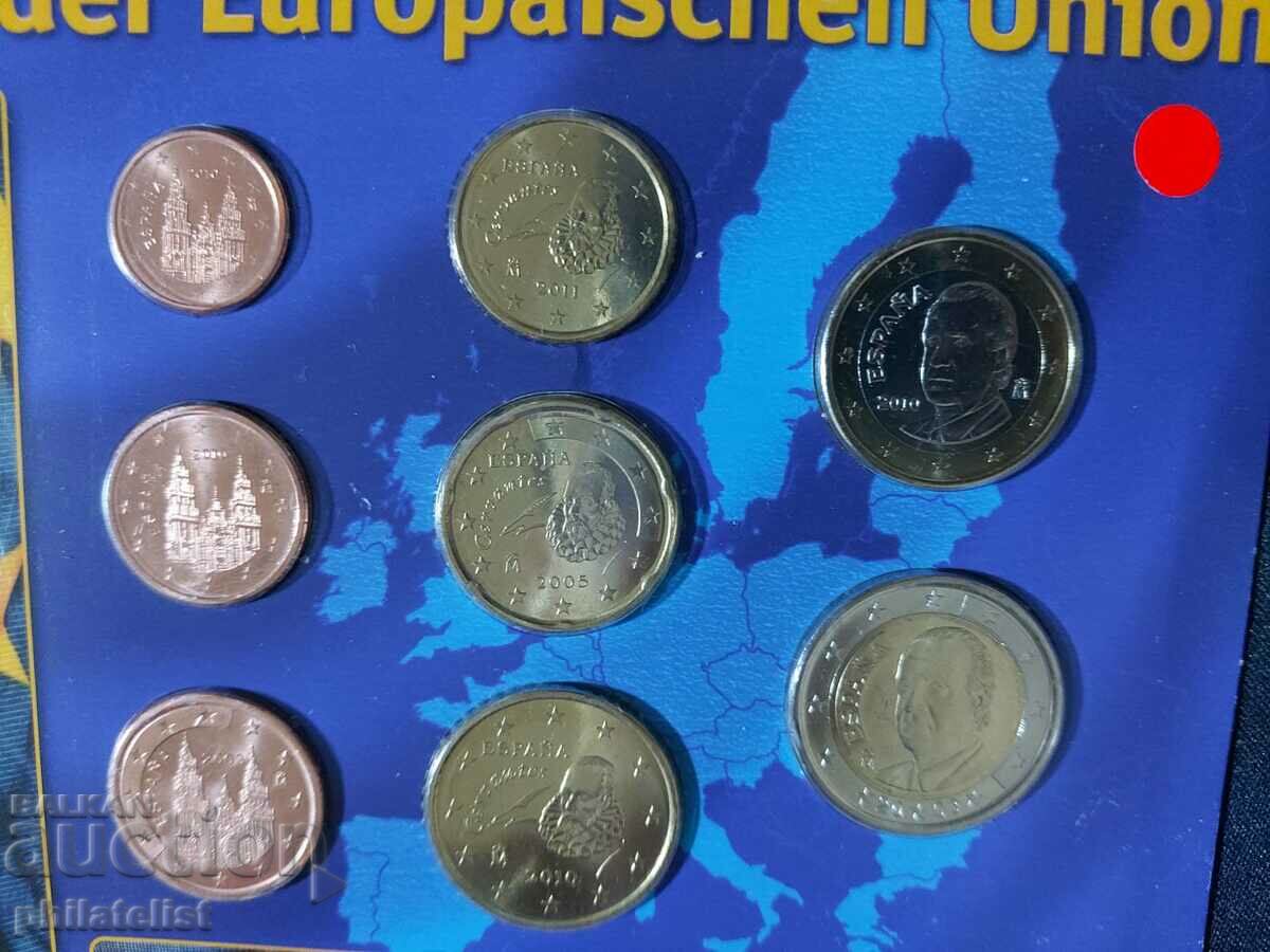Ισπανία 2003-2011 - ολοκληρωμένη σειρά από 1 σεντ έως 2 ευρώ με τιμή 22.00 BGN | € 11.25 Ισπανία 2003-2011 - ολοκληρωμένη σειρά από 1 σεντ έως 2 ευρώ με τιμή 22.00 BGN | € 11.25