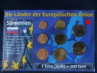 Σλοβενία 2007 - Σετ ευρώ, 8 κέρματα