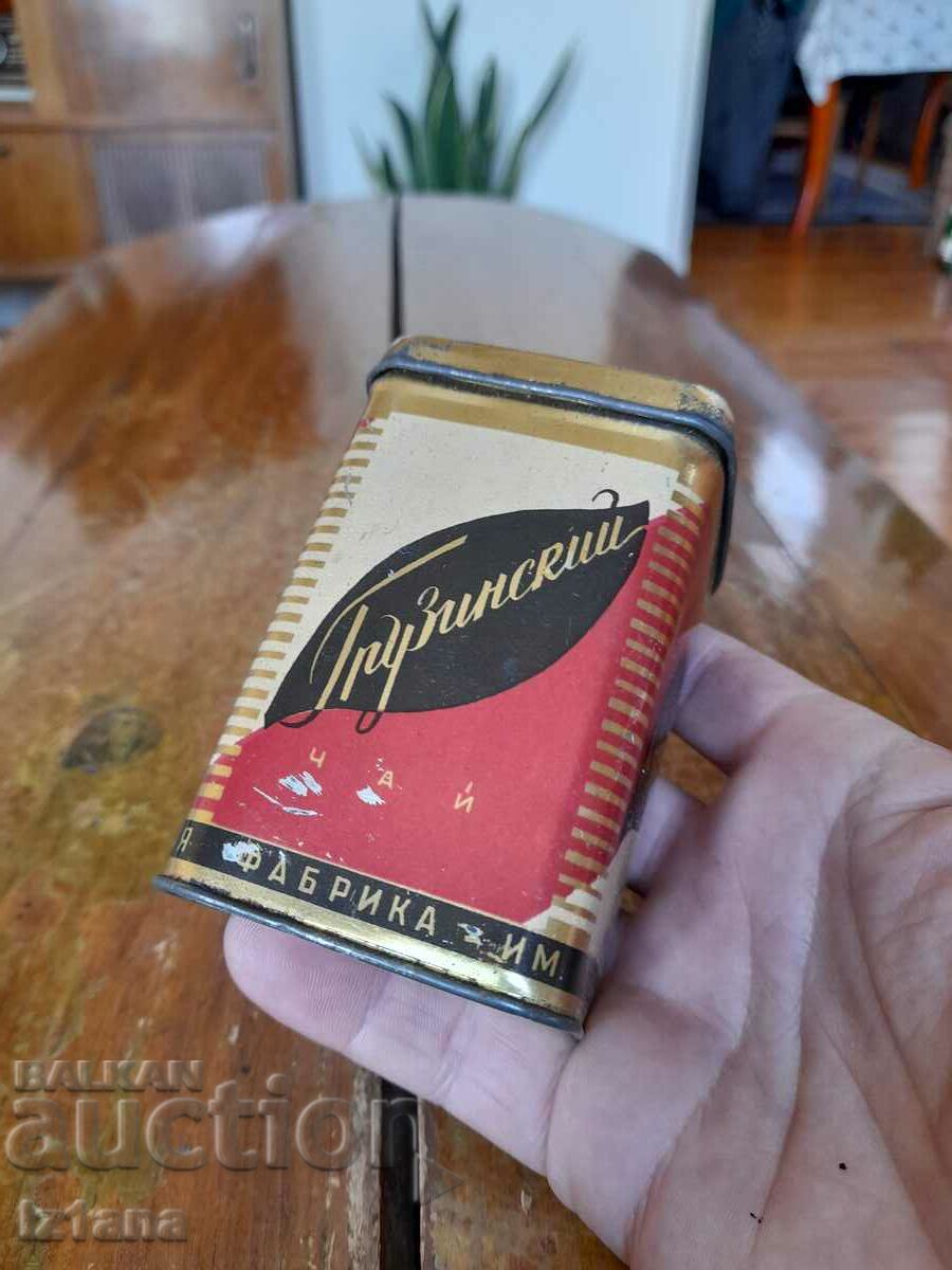 An old box of Georgian tea with price 22.00 BGN | € 11.25 An old box of Georgian tea with price 22.00 BGN | € 11.25