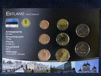 Estonia 2011 Euro Set - complete series from 1 cent to 2 euros