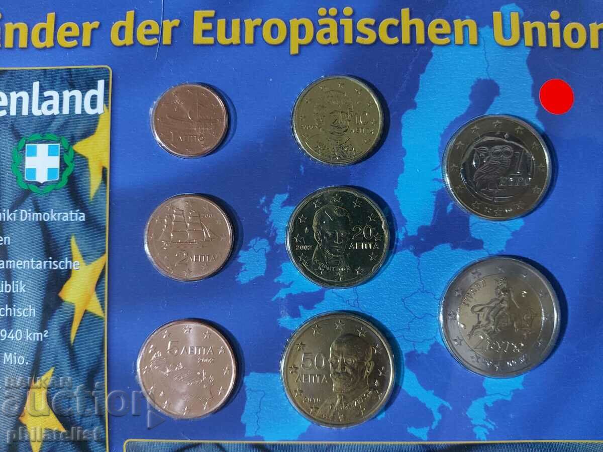Greece 2002-2010 - Euro set - complete series, 8 coins with price 22.00 BGN | € 11.25 Greece 2002-2010 - Euro set - complete series, 8 coins with price 22.00 BGN | € 11.25
