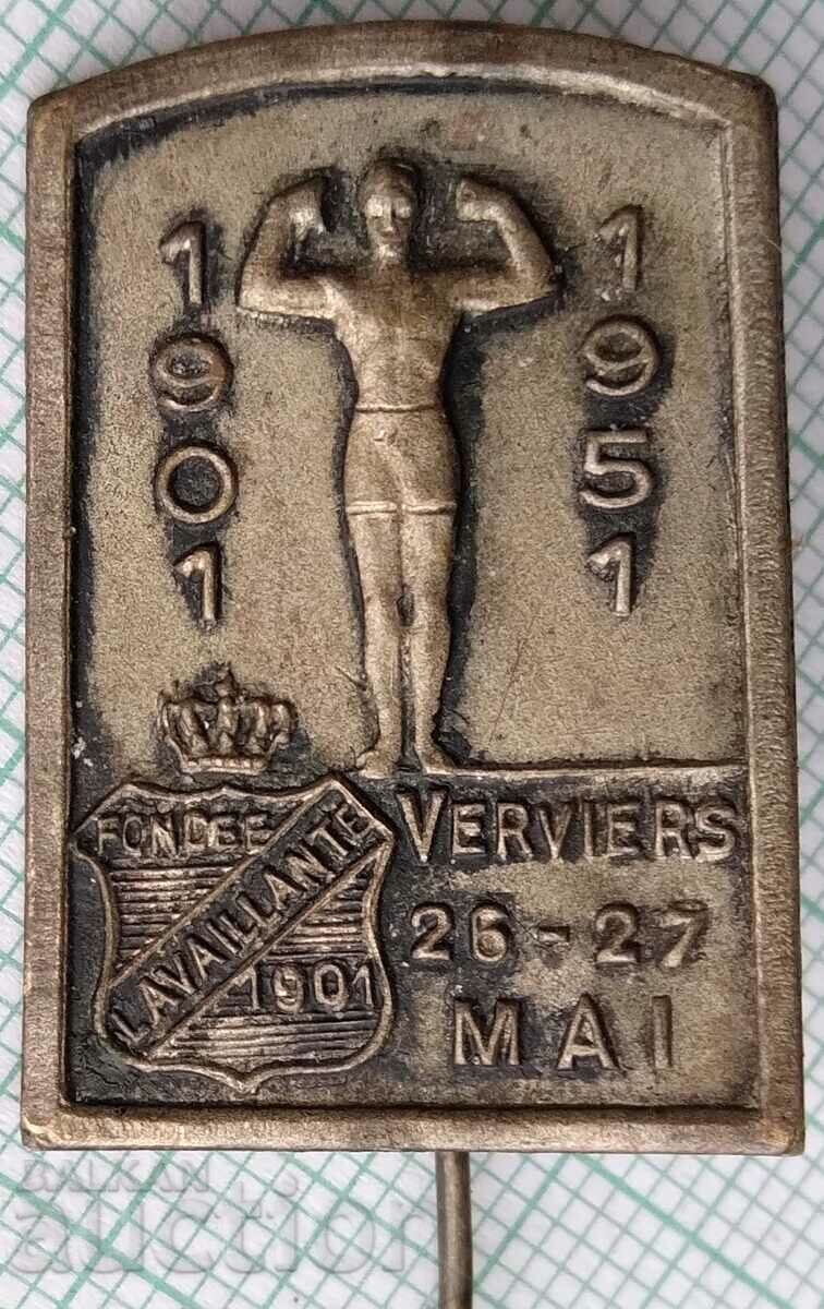 16317 Insigna - 1951 Verviers Belgia