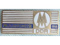 16322 Technical Fair Leipzig DDR 1966 - bronze enamel