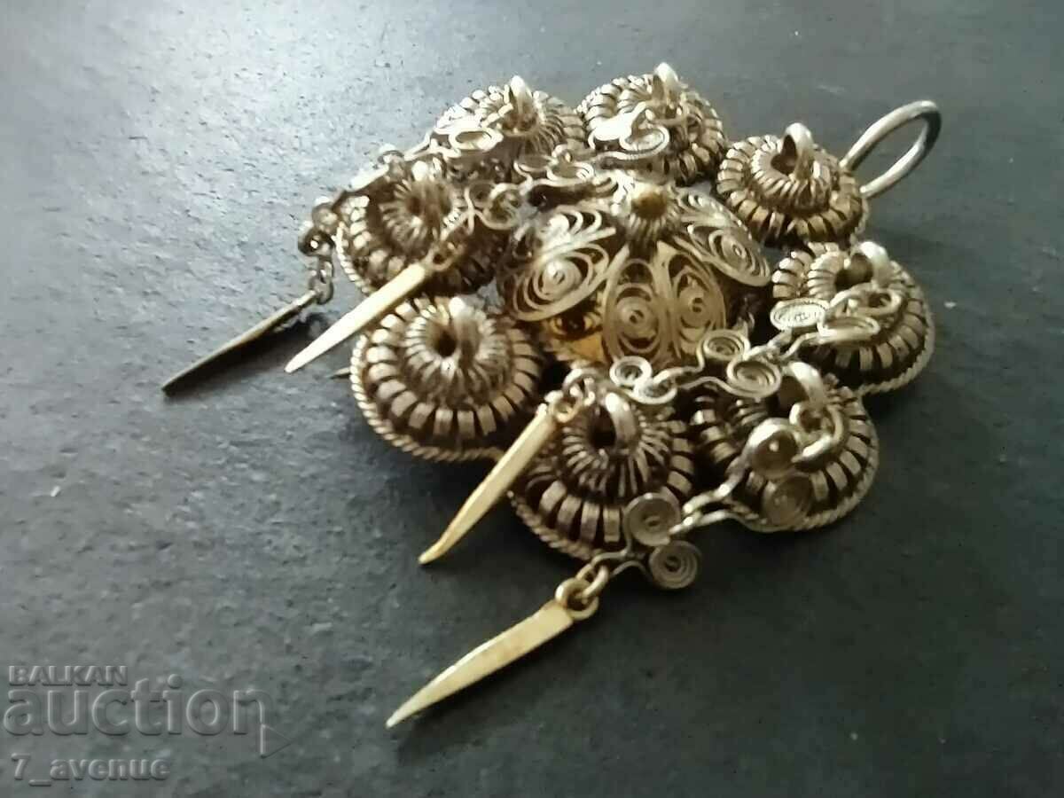 BROOCH, old, ethnic, handmade, stamp, 11.07.2024 with price 199.00 BGN | € 101.75 BROOCH, old, ethnic, handmade, stamp, 11.07.2024 with price 199.00 BGN | € 101.75