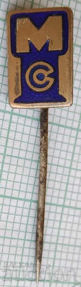 16327 Badge - MS - bronze enamel