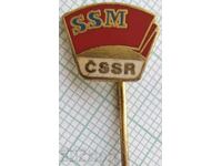 16331 Badge - SSM Czechoslovakia - bronze enamel