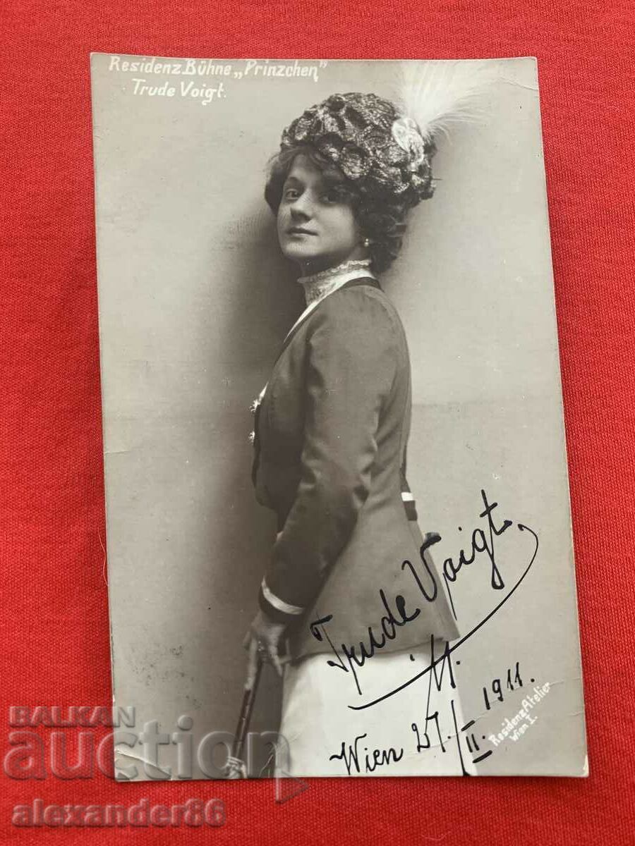 Autograph Actress 1911