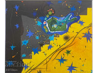 Painting by Milko Bozhkov, "Stars and fireflies"