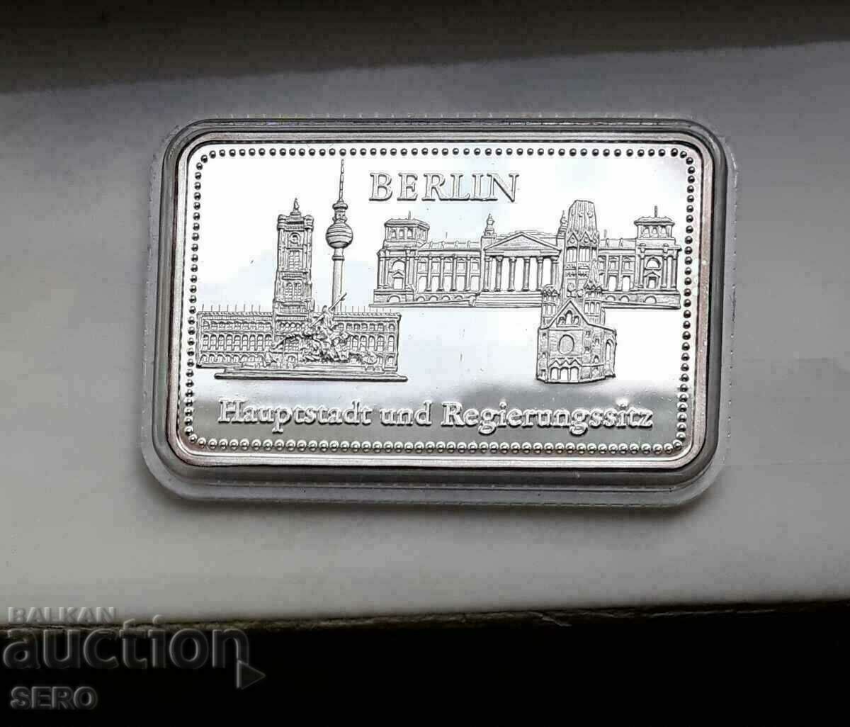 Germany-silver bar "Berlin capital of Germany"