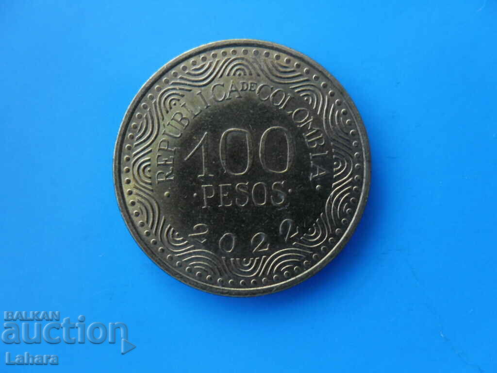100 pesos 2022 Colombia