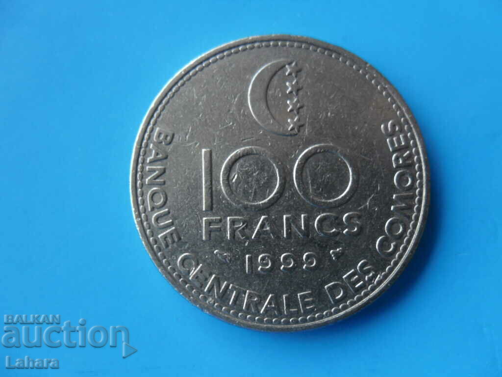 100 франка 1999 г.  Коморски острови