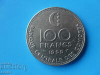 100 francs 1999 Comoros