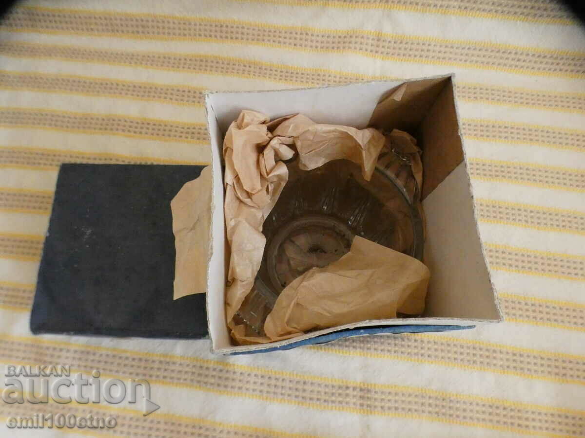 Lead crystal ice bowl SZ Vasil Kolarov Sliven - 5 Lead crystal ice bowl SZ Vasil Kolarov Sliven - 5