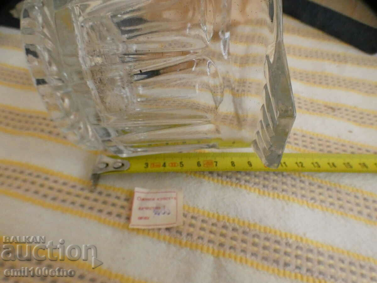 Lead crystal ice bowl SZ Vasil Kolarov Sliven - 7 Lead crystal ice bowl SZ Vasil Kolarov Sliven - 7