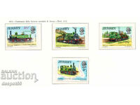 1973. Jersey. Cea de-a 100-a aniversare a căii ferate din East Jersey.