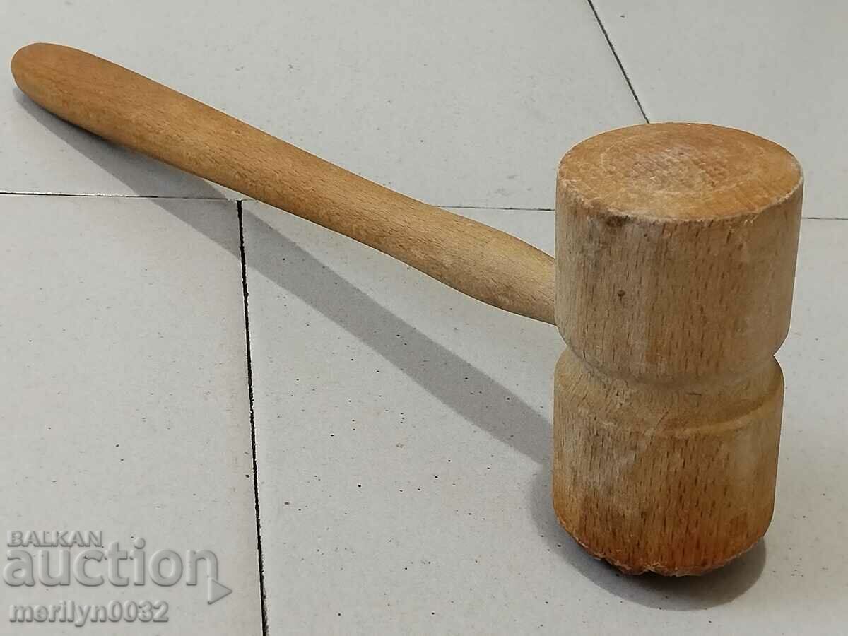 Old wooden mallet for STEAKS wooden tool - 6 Old wooden mallet for STEAKS wooden tool - 6