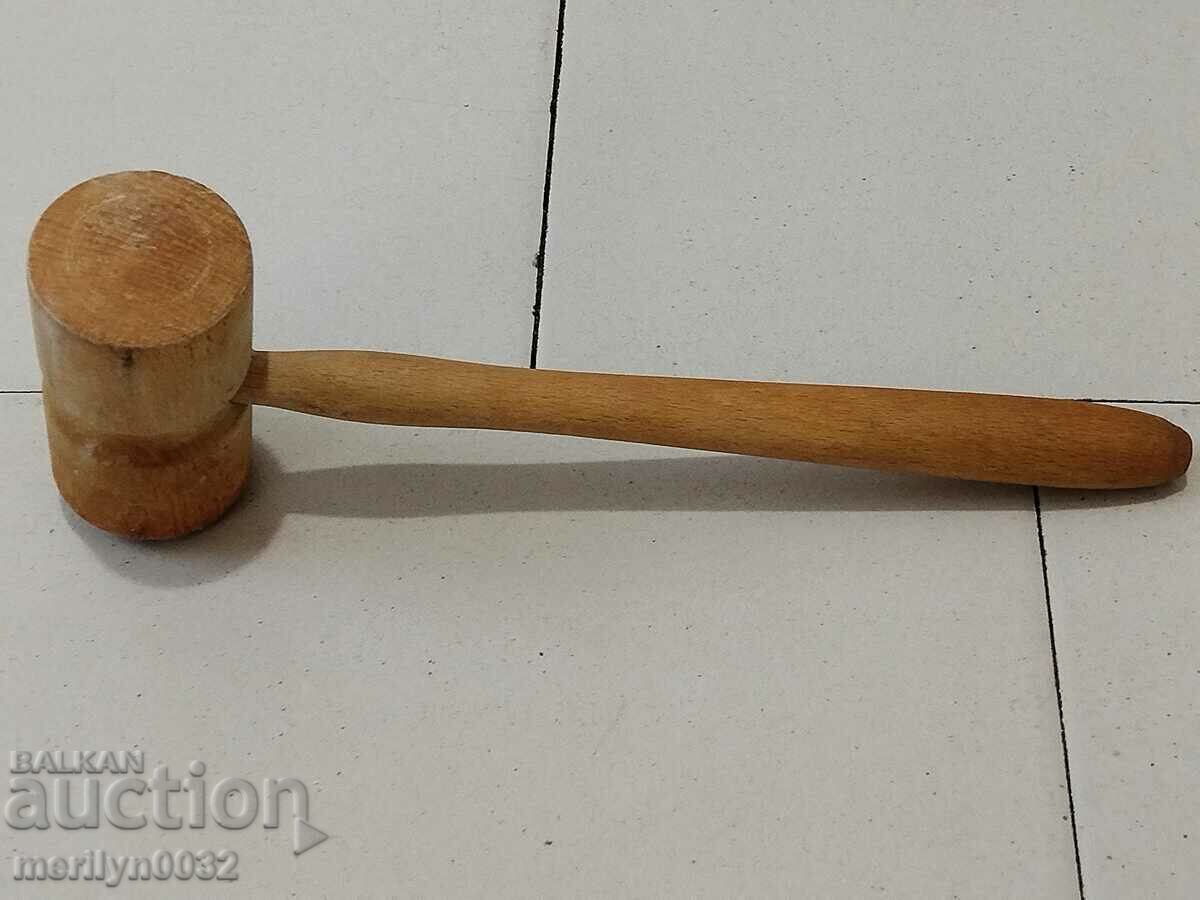 Old wooden mallet for STEAKS wooden tool - 7 Old wooden mallet for STEAKS wooden tool - 7