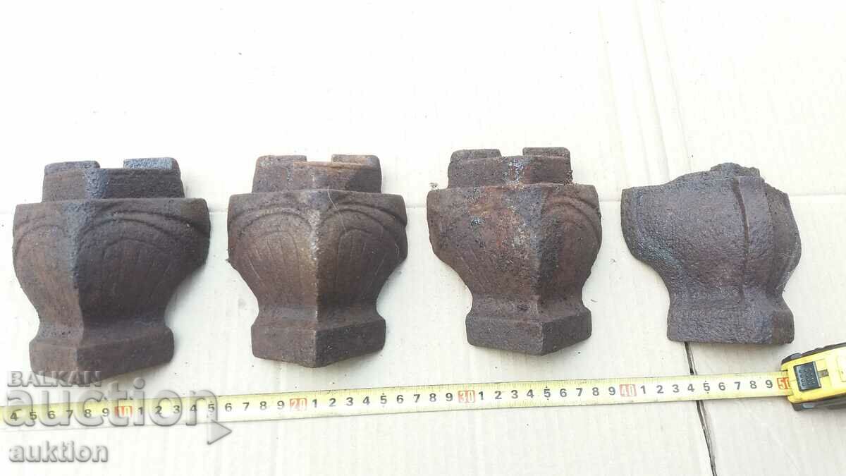 Auction SOLID RAIL STOVE LEGS Auction SOLID RAIL STOVE LEGS