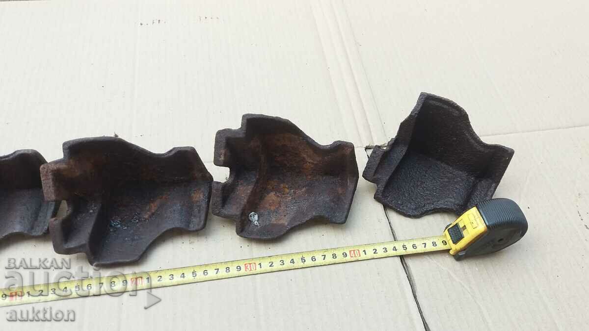 SOLID RAIL STOVE LEGS - 7 SOLID RAIL STOVE LEGS - 7